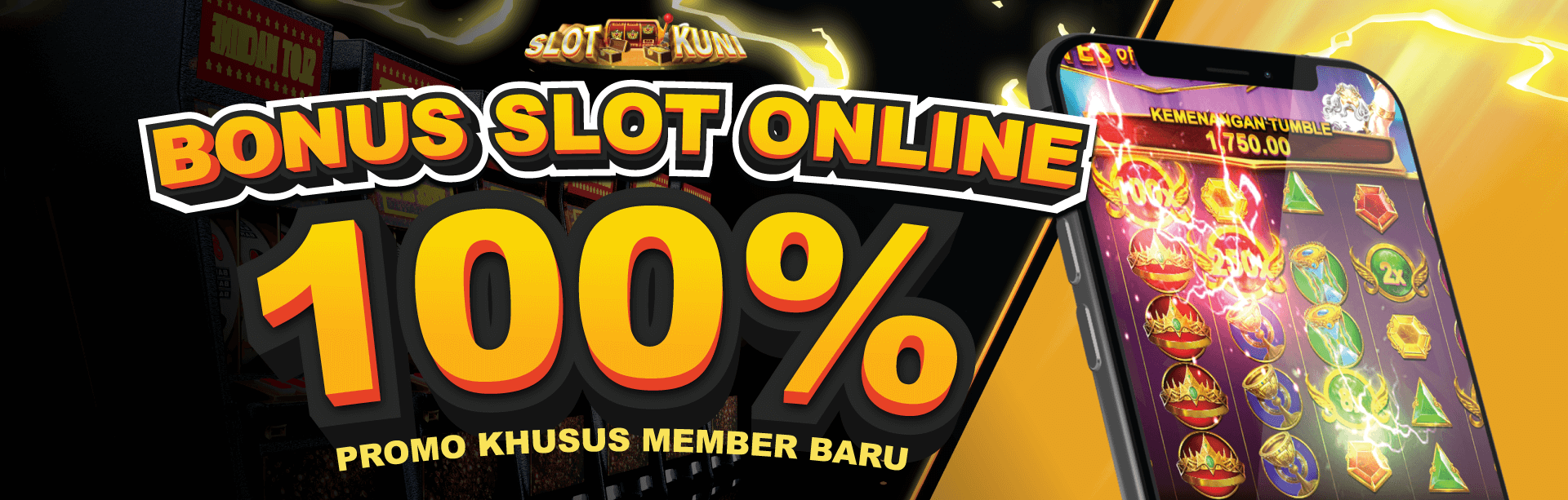 BONUS NEW MEMBER SLOT 100%